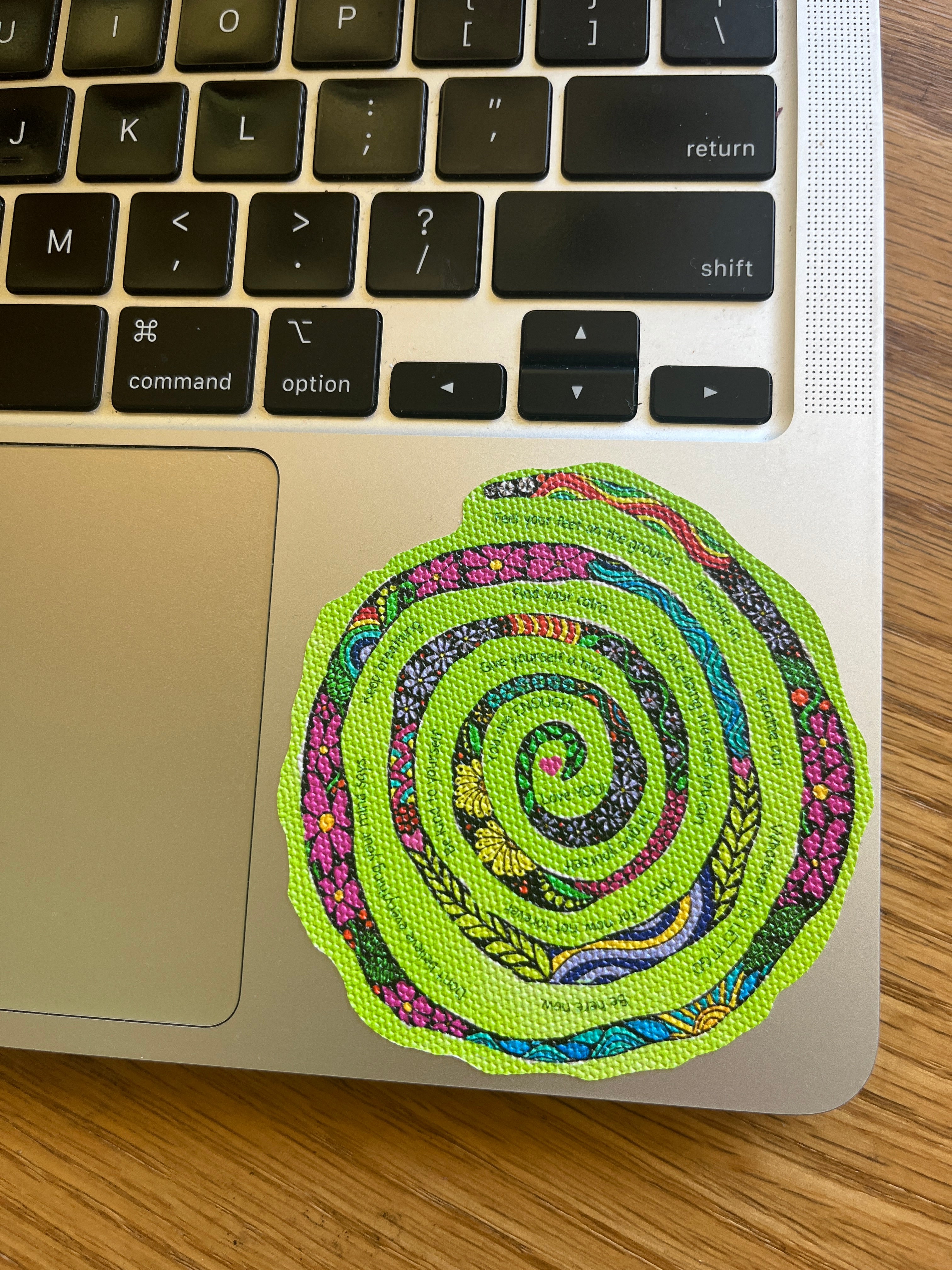 Spiral Textured Sticker