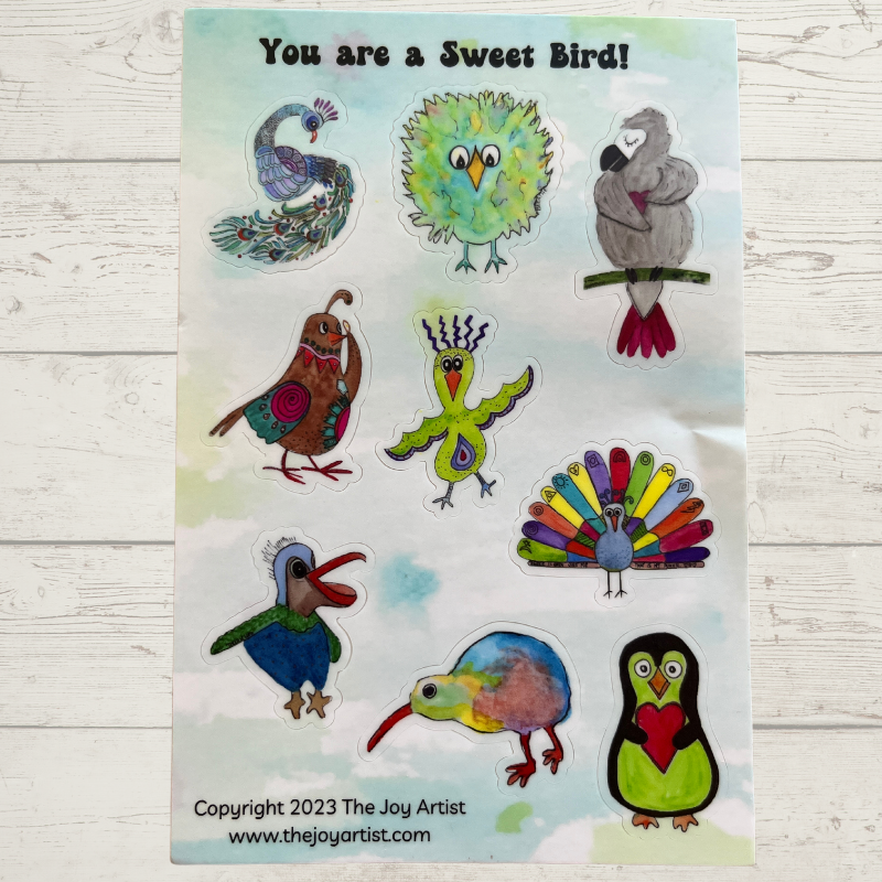 Bird Sheet Stickers