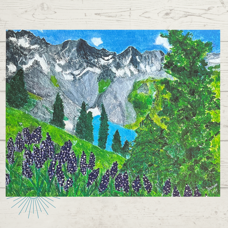 CO- Blue Lakes Trail  Print