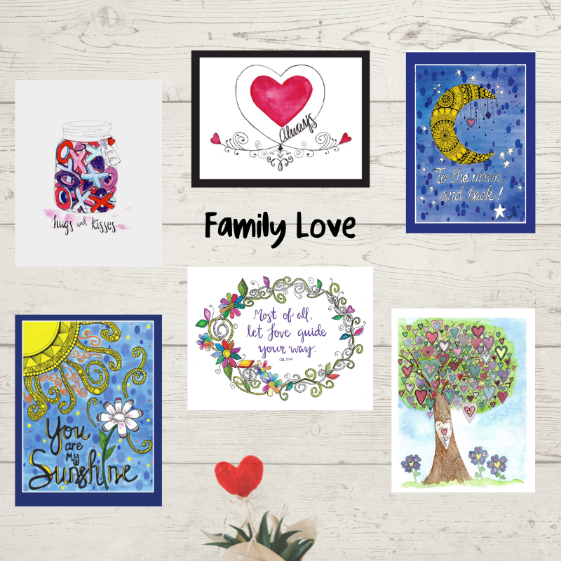 Family Love Cards